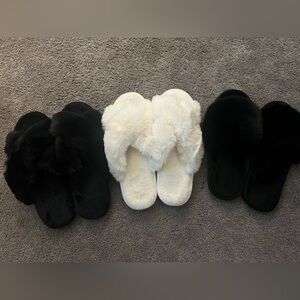 (3) Fuzzy Slipper Slides